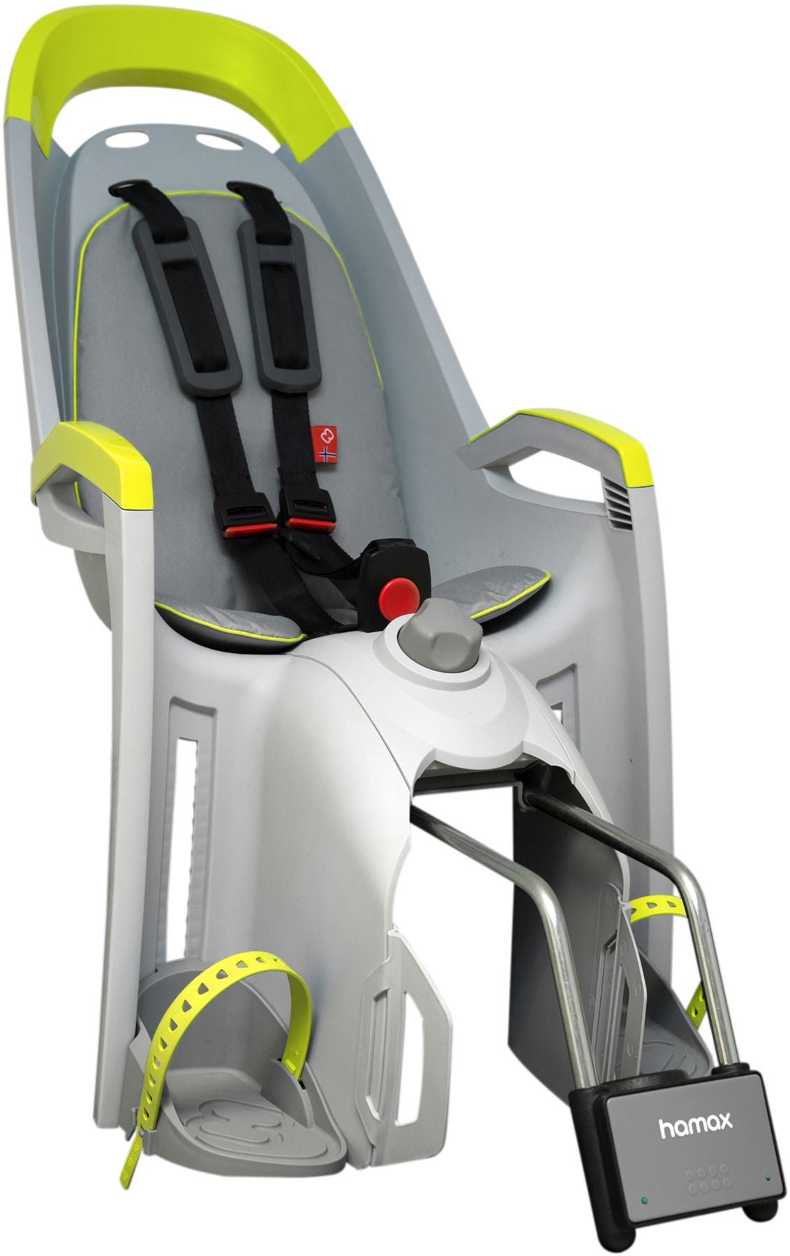 Hamax Amaze Cykelsits med låsbar sele, Light Grey