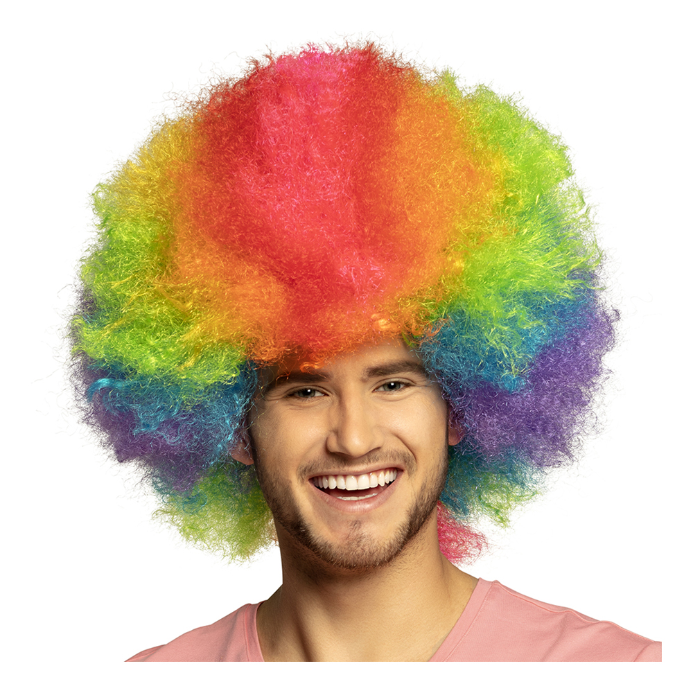 Afroperuk Deluxe Regnbågsfärgad