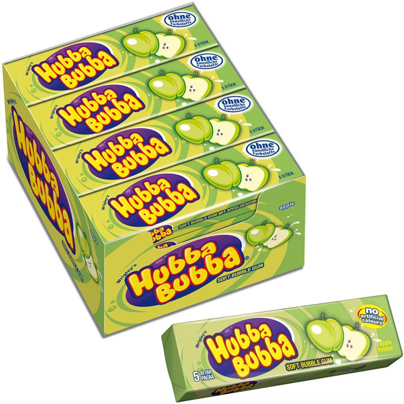 Hel Låda Tuggummin "Apple" 20 x 35g - 42% rabatt