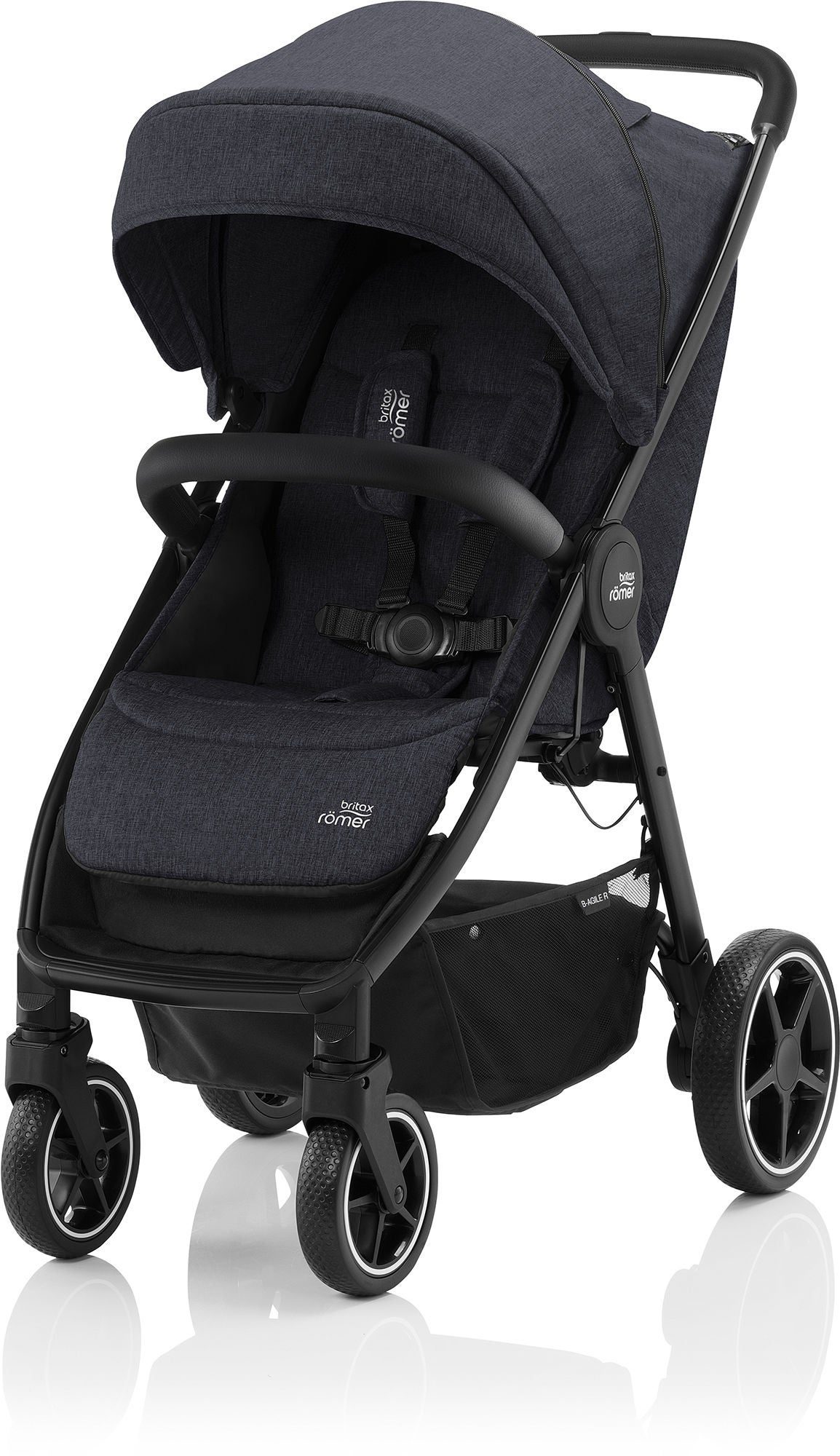 Britax Römer B-AGILE R Sittvagn, Black/Black
