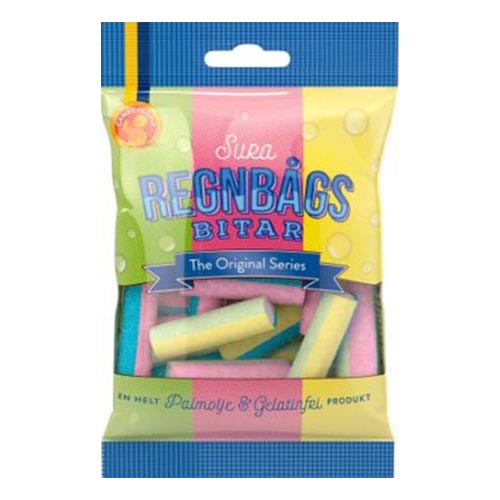 Sura Regnbågsbitar - 80 gram