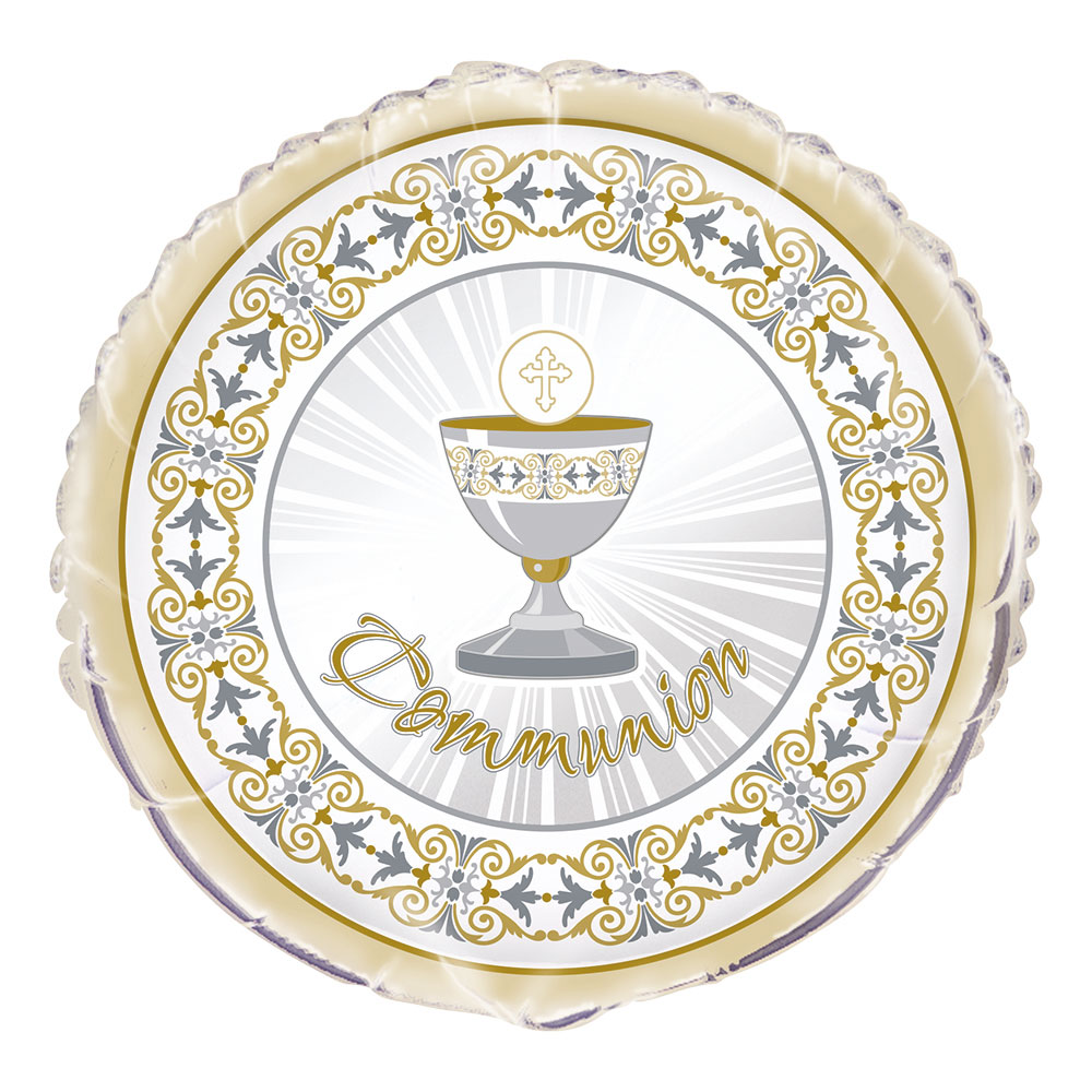 Folieballong Communion Beige