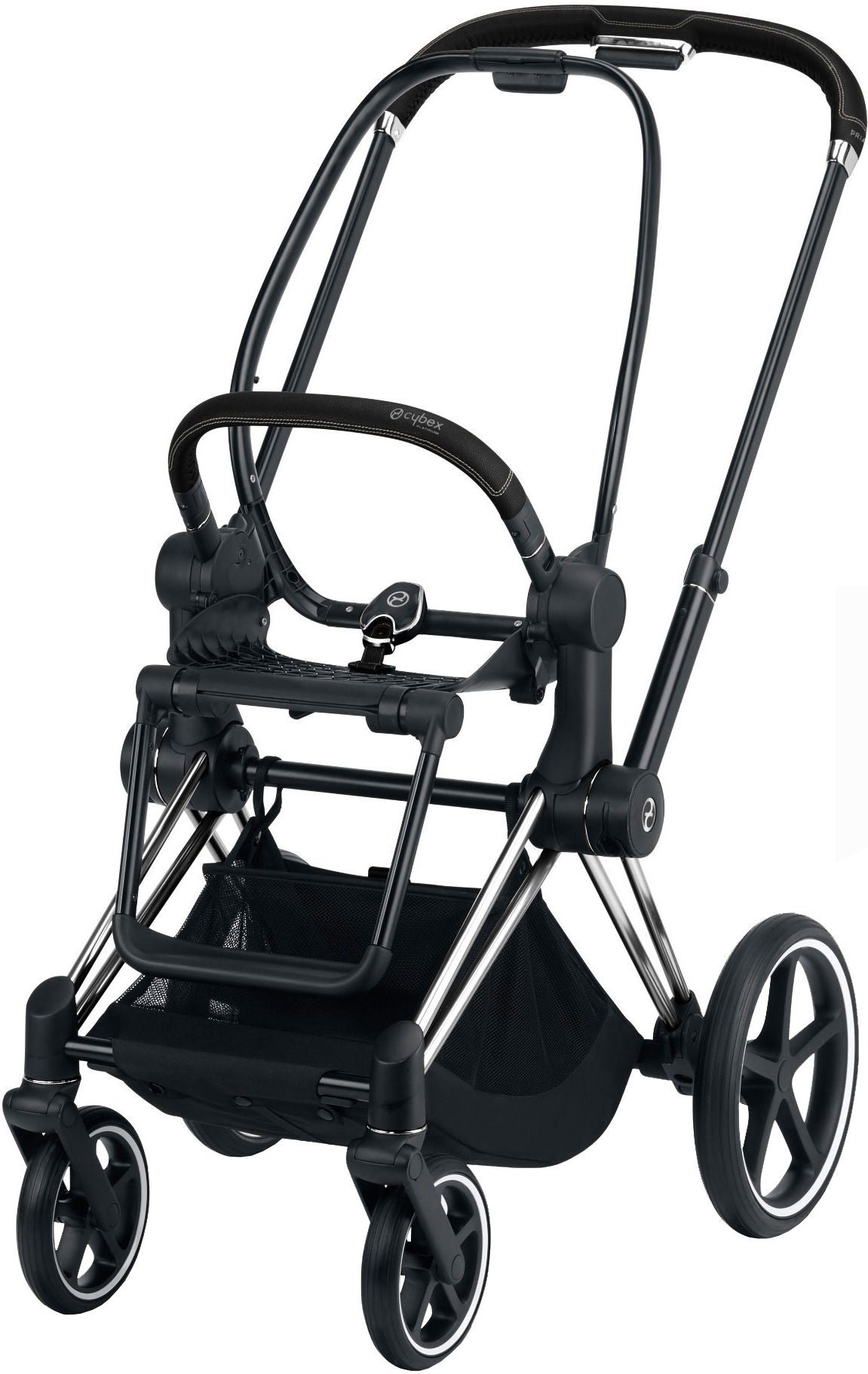 Cybex Priam Chassi & Sittbas, Chrome Black