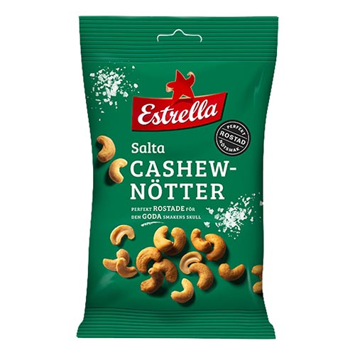 Estrella Salta Cashewnötter - 150 gram