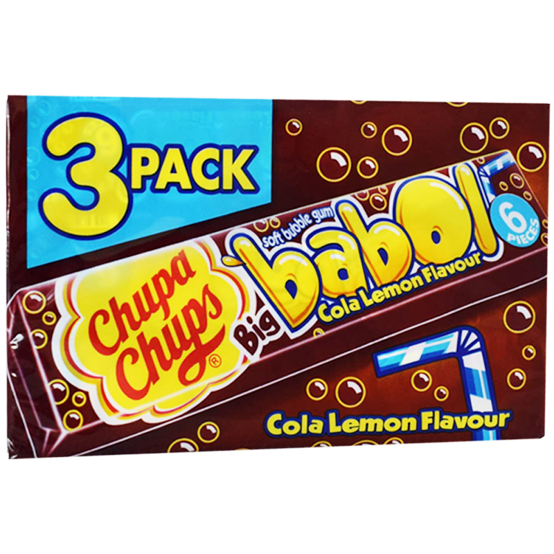 Tuggummi "Cola & Lemon" 3 x 27,6g - 33% rabatt