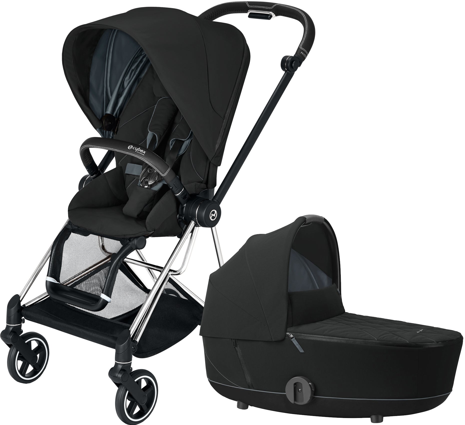 Cybex Mios Duovagn, Deep Black/Chrome Black