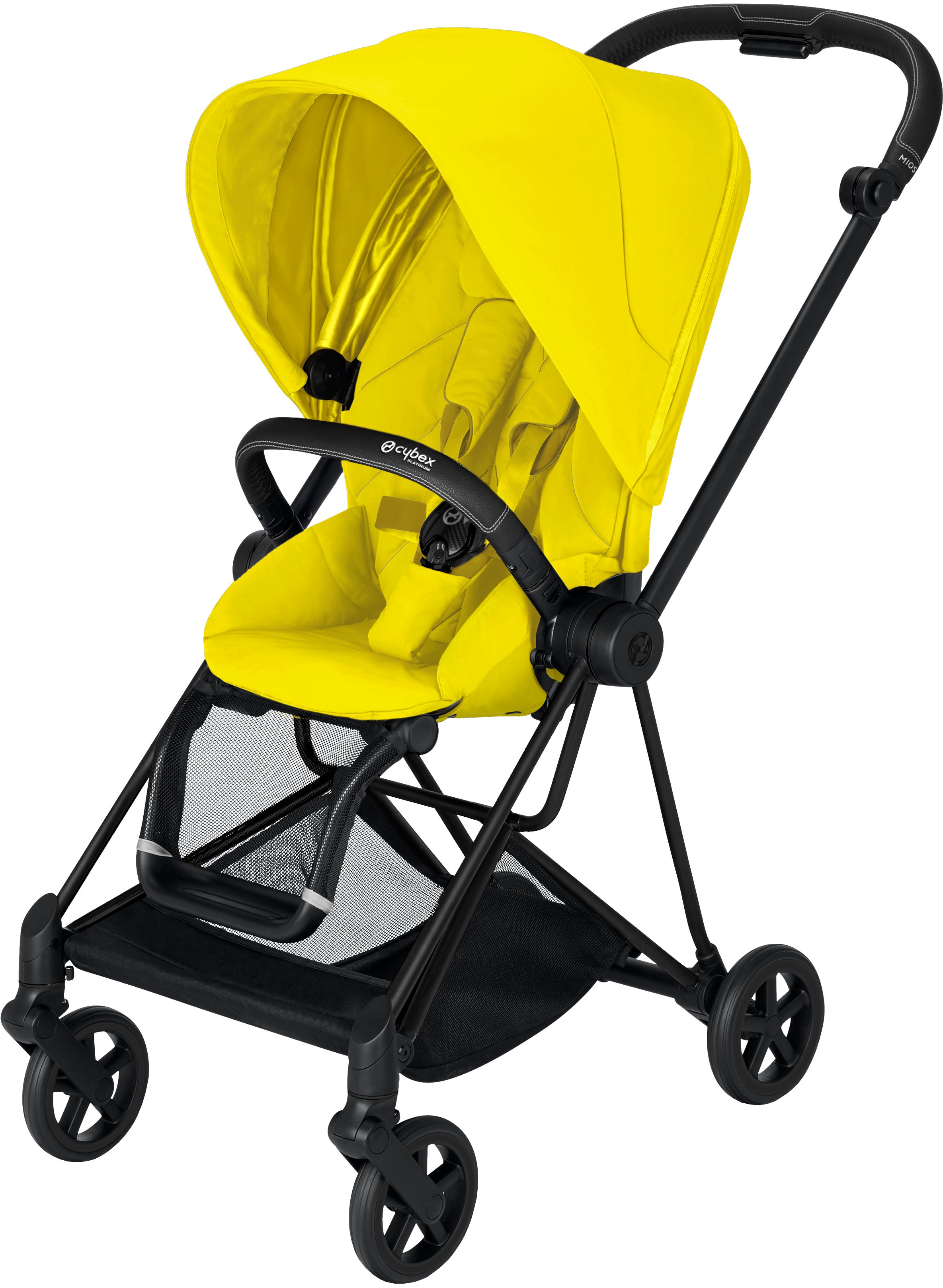 Cybex Mios Sittvagn, Matt Black/ Mustard Yellow