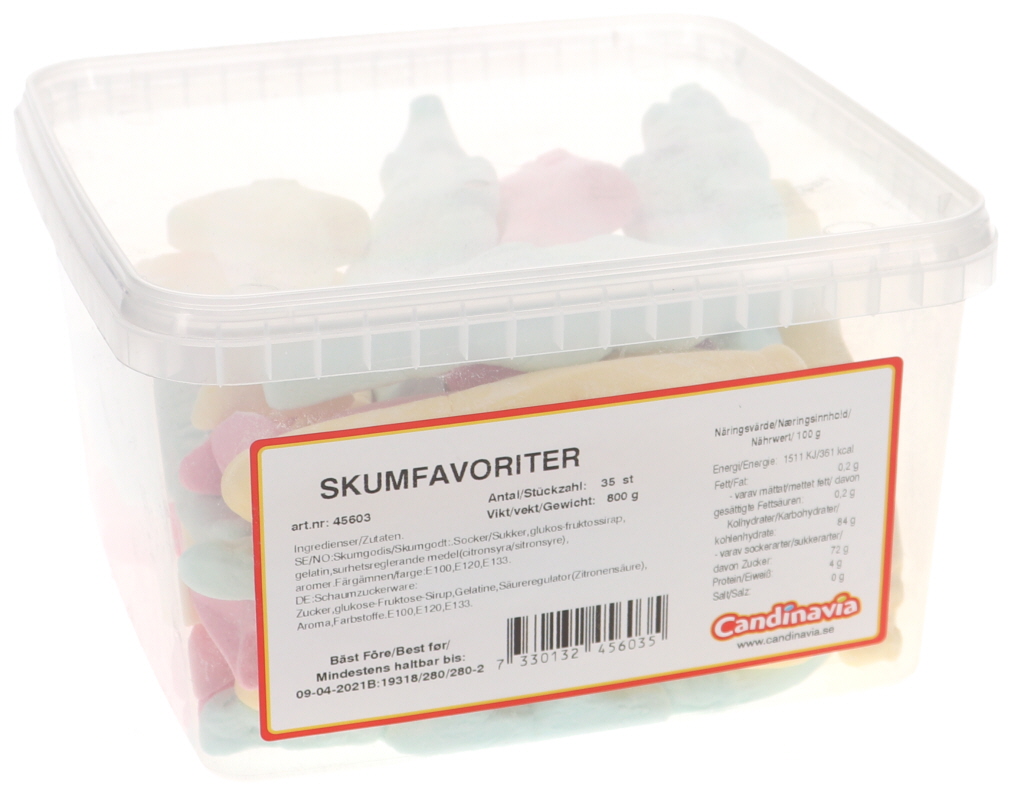 Skumgodis - 20% rabatt