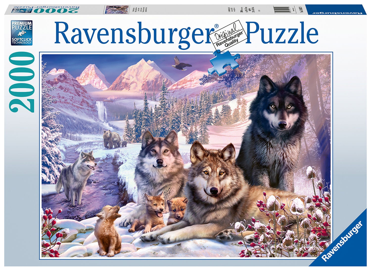 Ravensburger Pussel Vargar I Snö 2000 Bitar