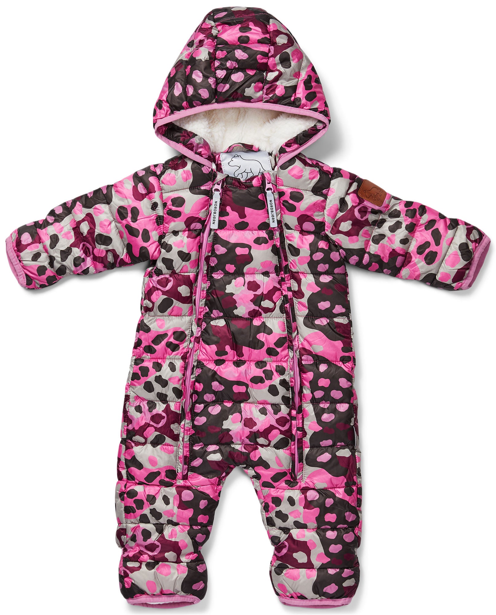 Nordbjörn Pilecub Babyoverall, Camo Pink 56