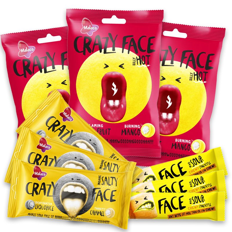 Crazy Face Smakbomb - 65% rabatt