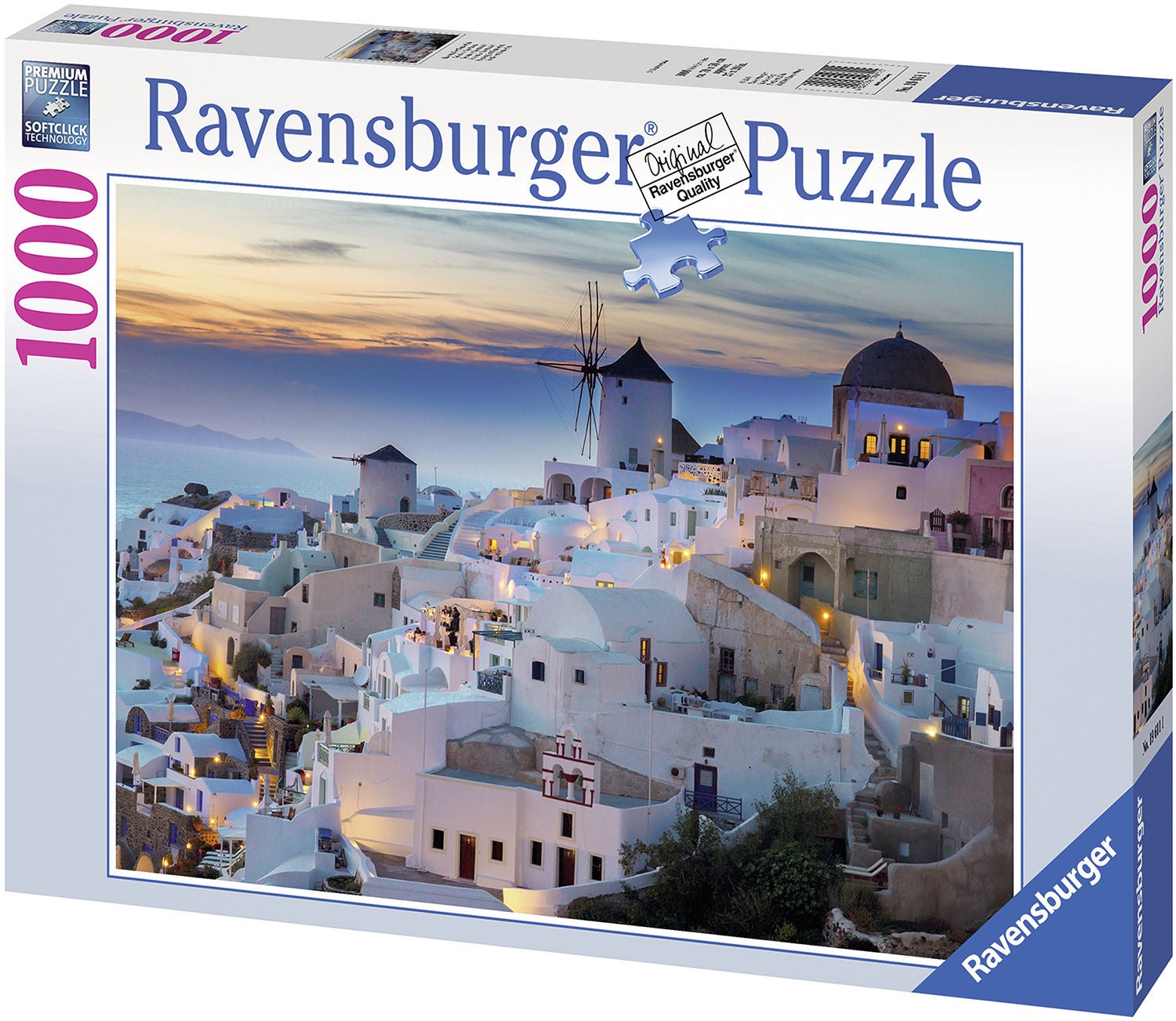 Ravensburger Pussel Evening In Santorini 1000 Bitar
