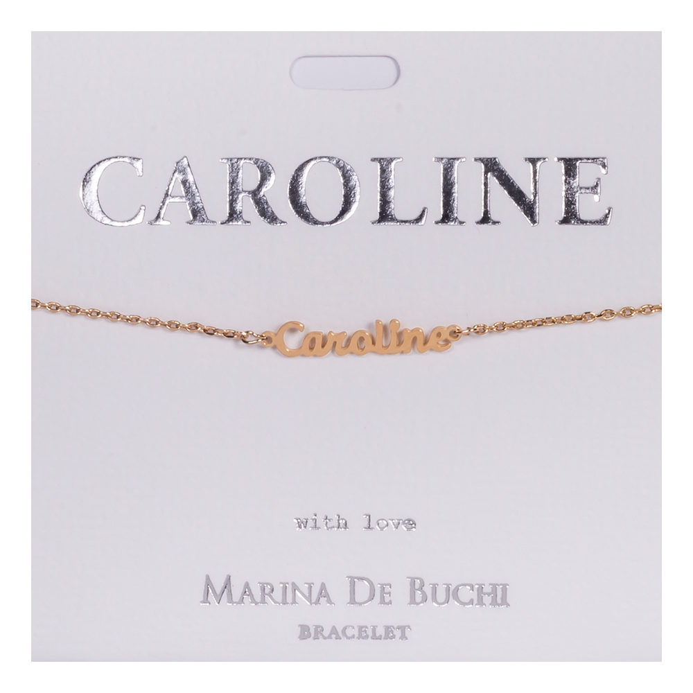Namnarmband Guld - Caroline