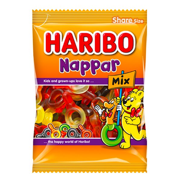 Haribo Nappar Mix - 1-pack