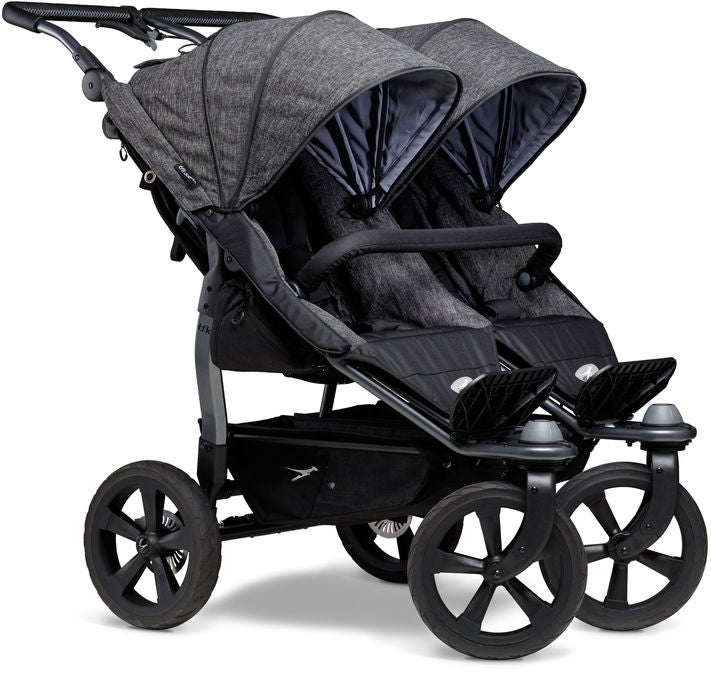 TFK Duo Sport Eco Syskonvagn, Premium Anthracite