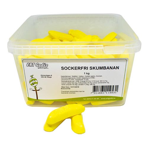 Sockerfri Skumbanan Lösvikt i Burk - 1 kg