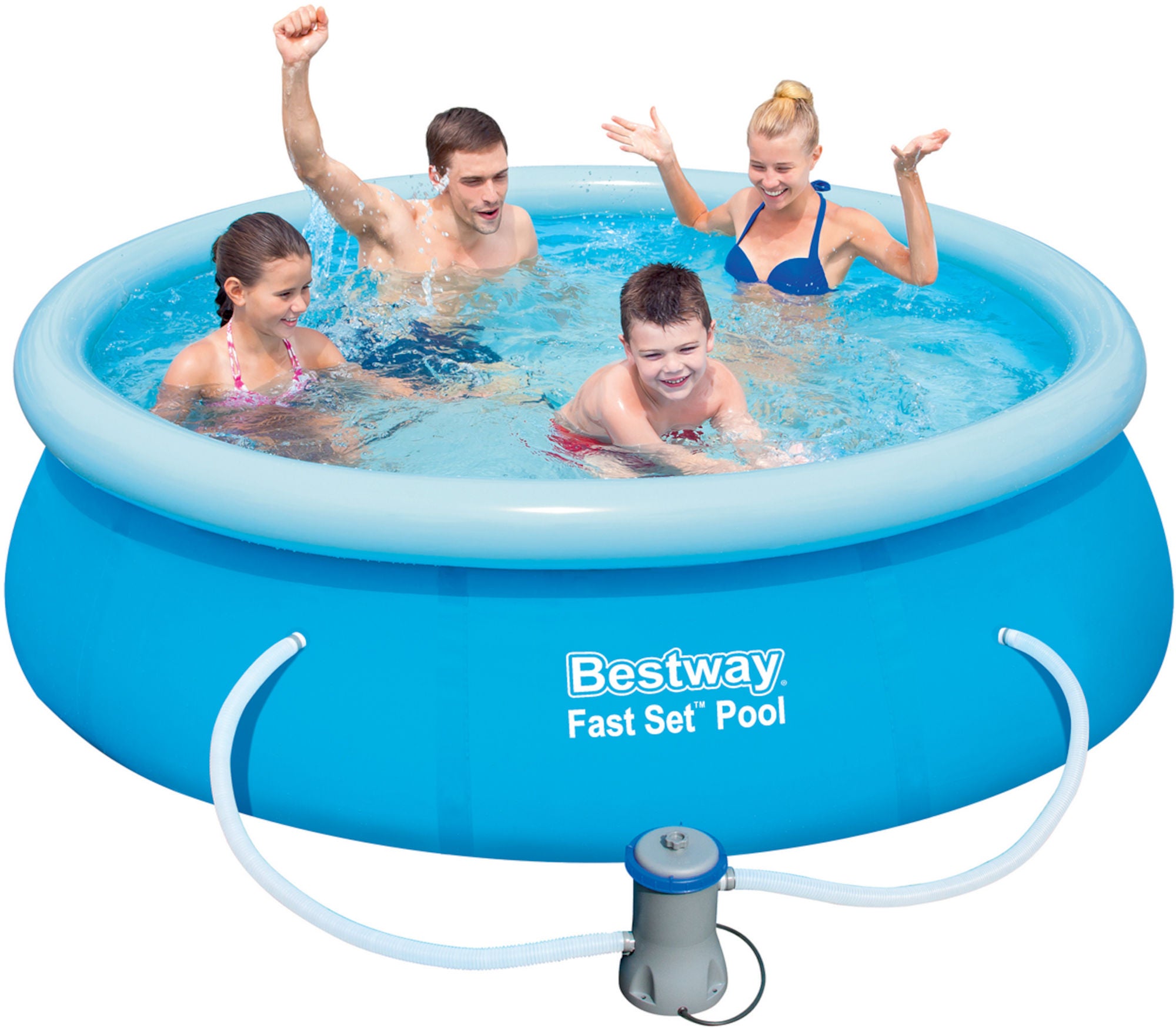 Bestway Fast Set Pool m. Tillbehör Ø244
