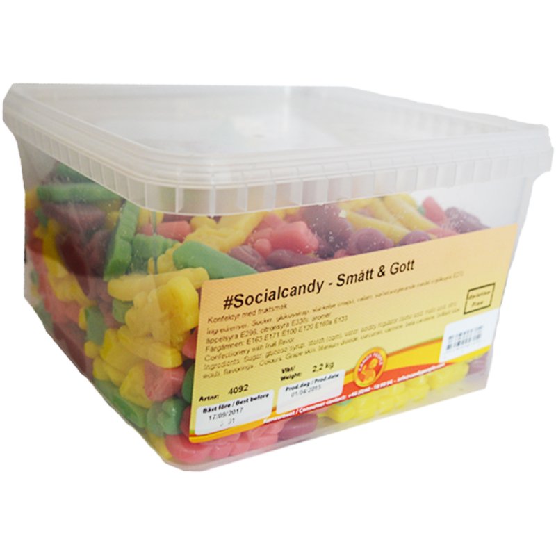 Hel Låda Godis Smått & Gott 2,2kg - 51% rabatt
