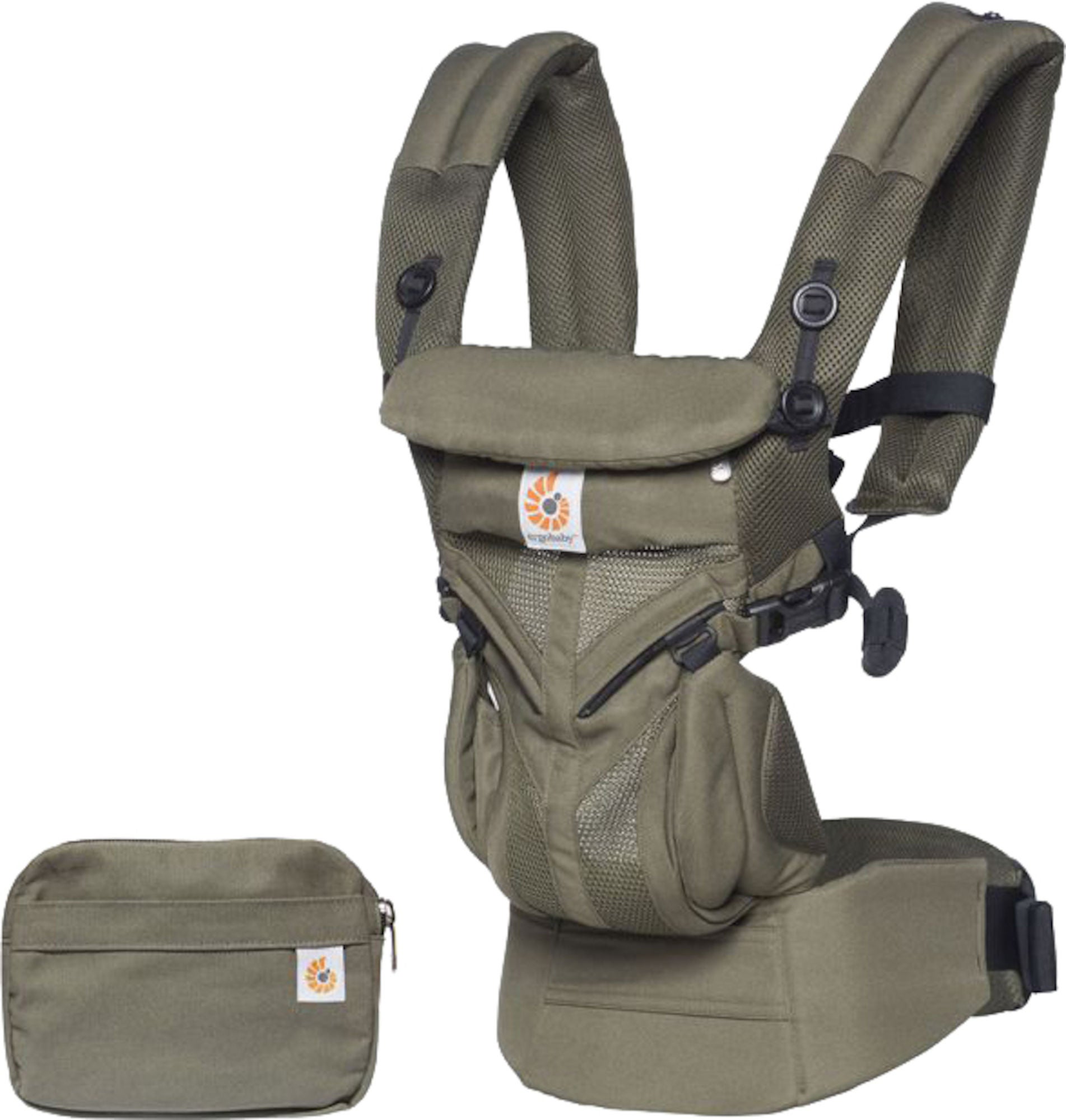 Ergobaby Omni 360 Bärsele Cool Air, Khakigrön