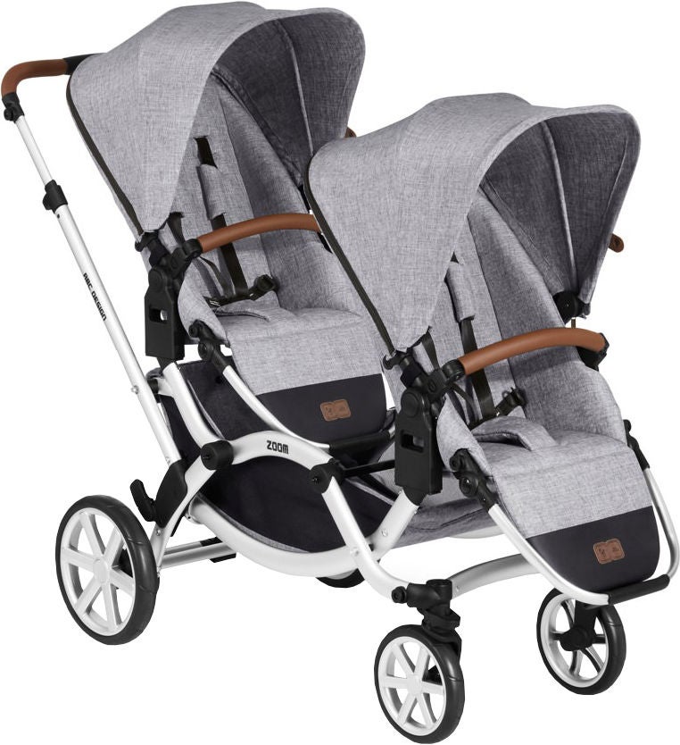 ABC Design Zoom Syskonvagn, Grey
