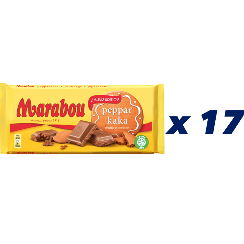 Marabou Pepparkaka 17-pack - 72% rabatt