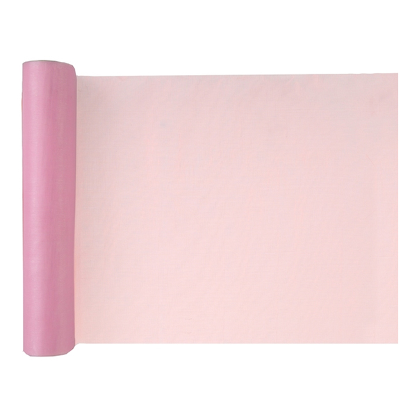 Bordslöpare Organza Crystal Rosa