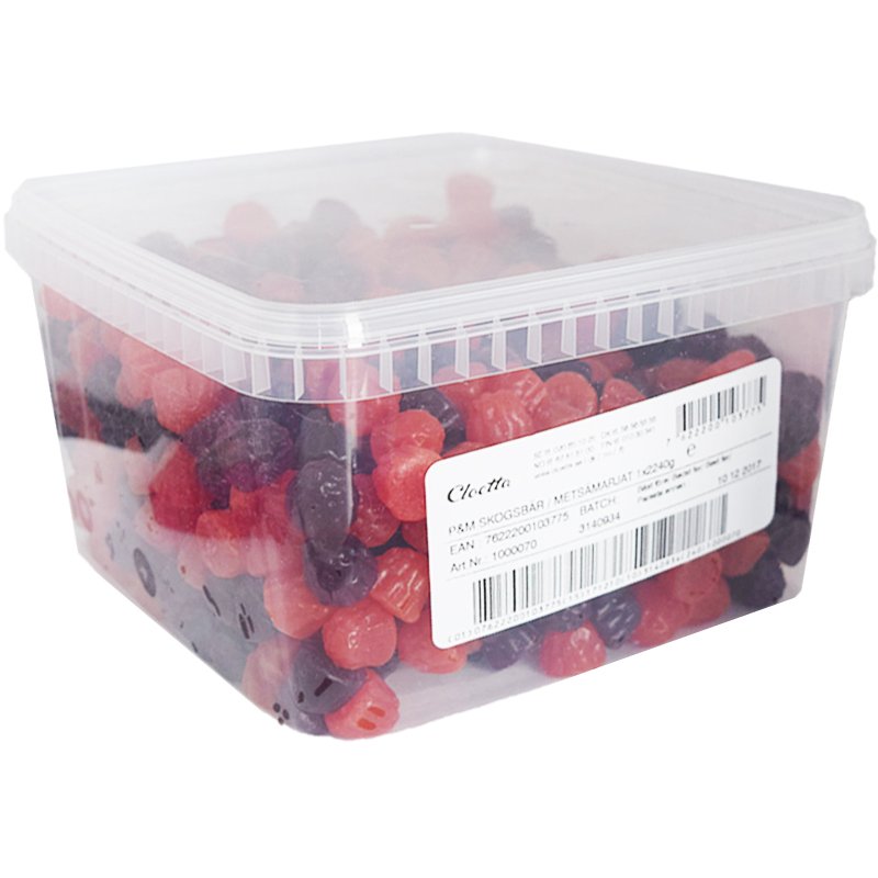 Hel Låda Godis Skogsbär 2,2kg - 61% rabatt