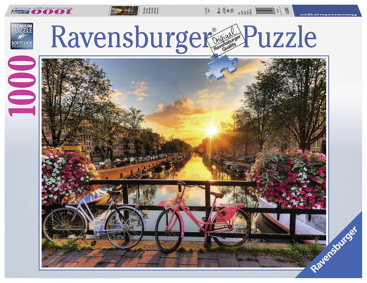 Ravensburger Pussel Cyklar I Amsterdam 1000 Bitar