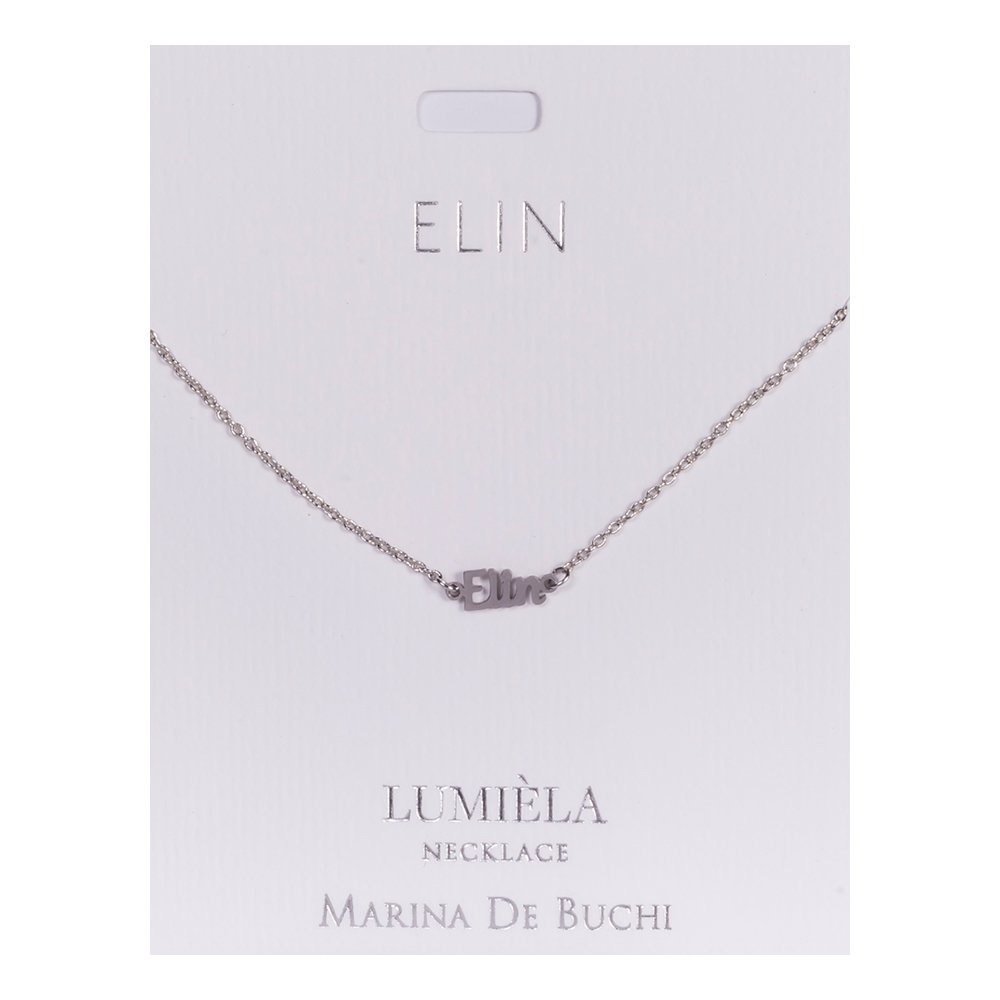 Namnhalsband Silver - Elin