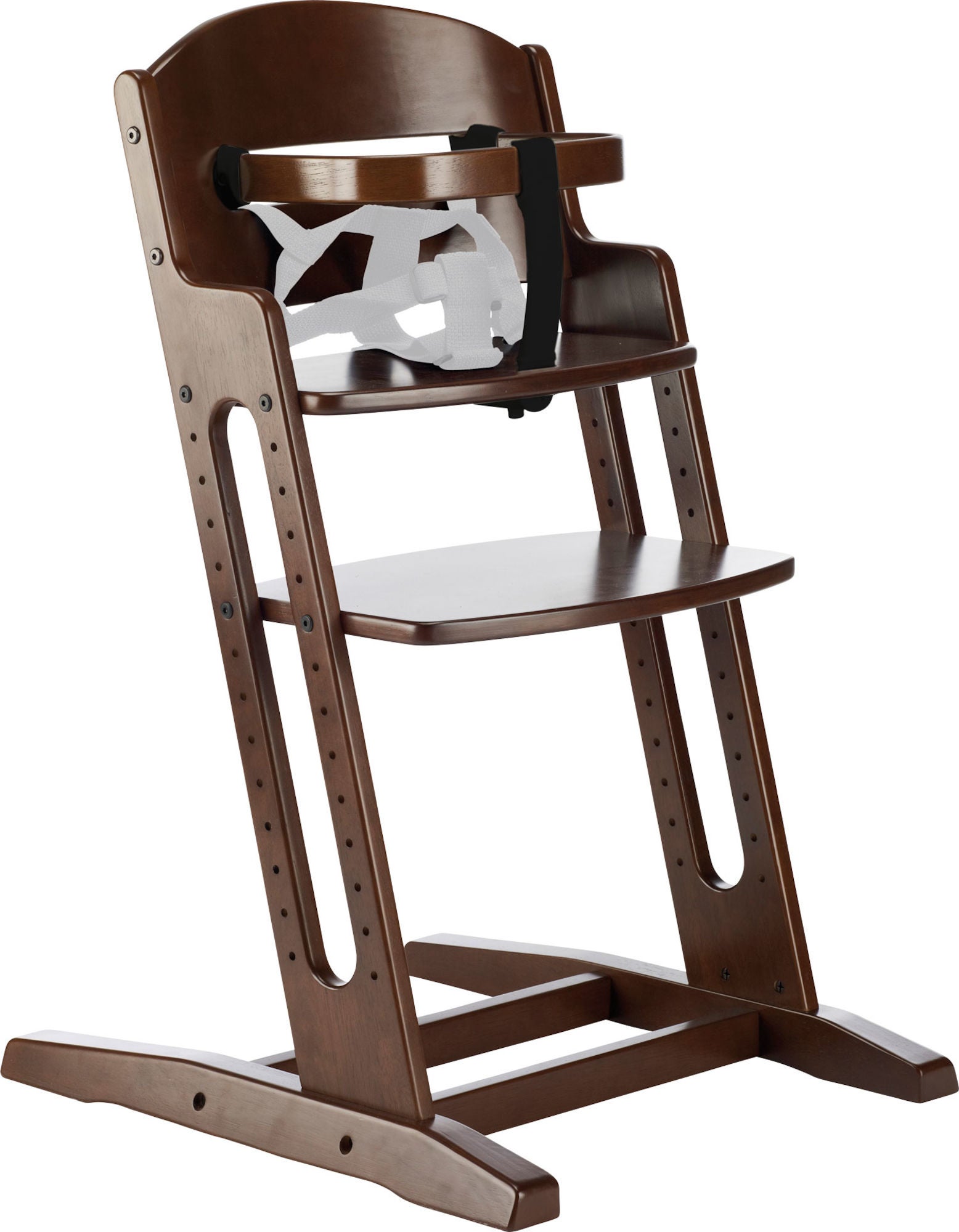 BabyDan Danstolen Matstol inkl Bygel & Rem, Walnut