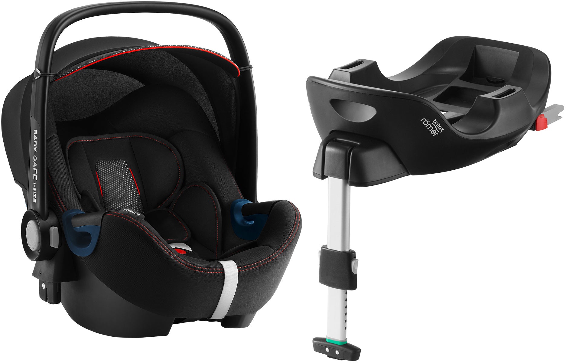 Britax Römer BABY-SAFE 2 i-SIZE Babyskydd Inkl Bas, Cool Flow Black