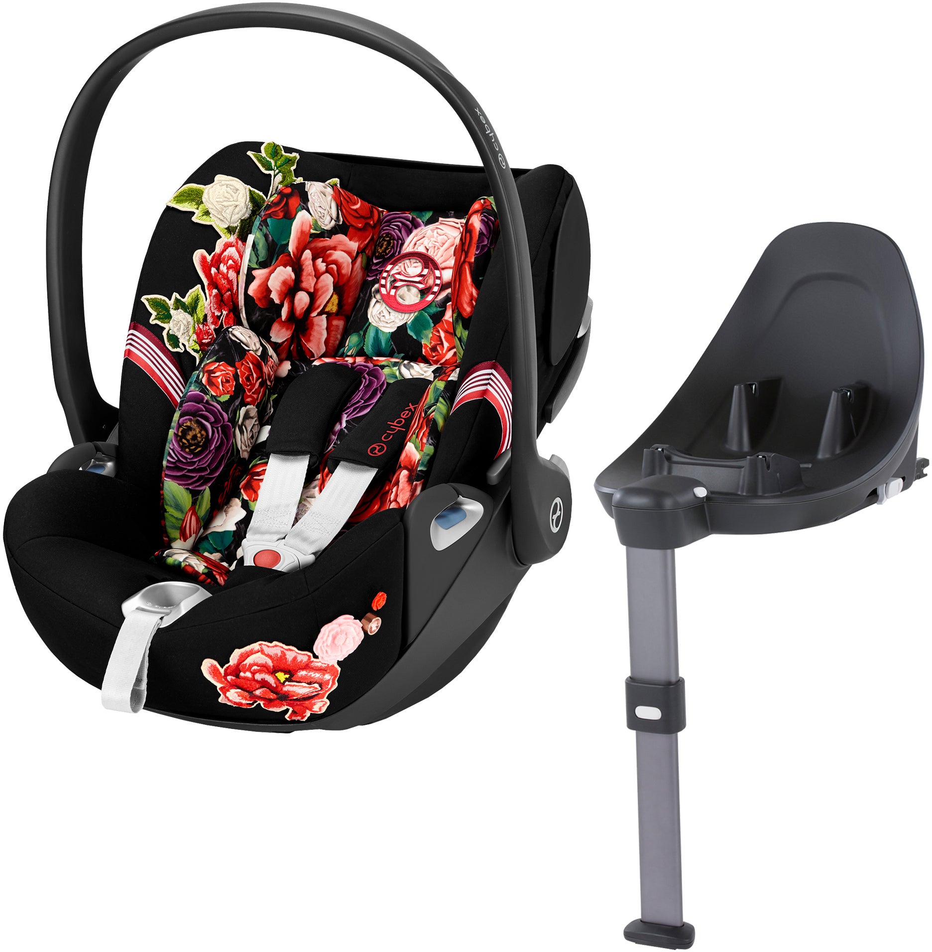 Cybex Cloud Z i-Size Babyskydd Inkl. Z Bas, Spring Blossom Dark