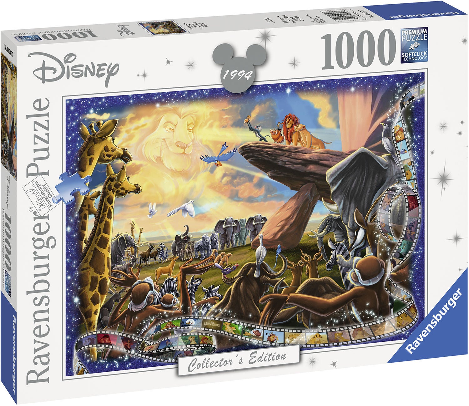Ravensburger Pussel Lejon Kungen 1000 Bitar