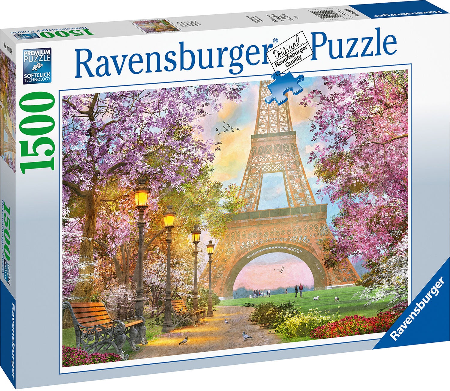 Ravensburger Pussel Paris Romantik 1500 Bitar