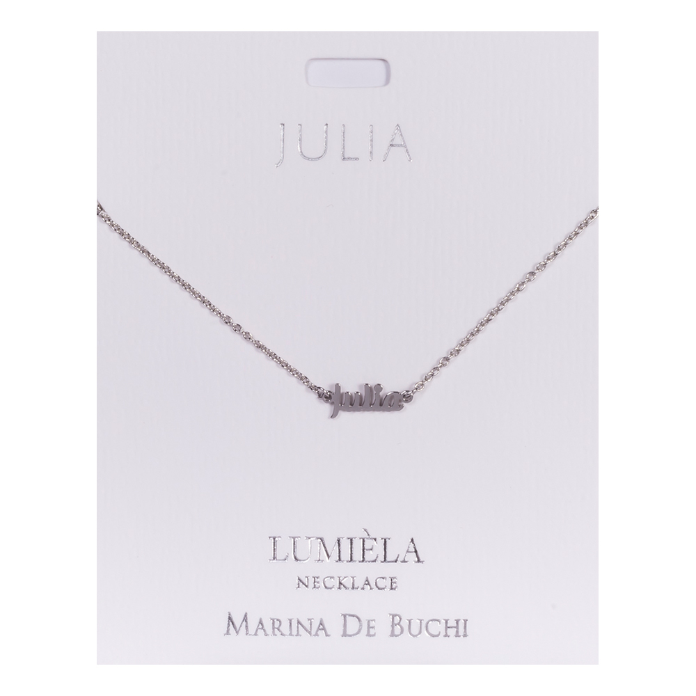 Namnhalsband Silver - Julia