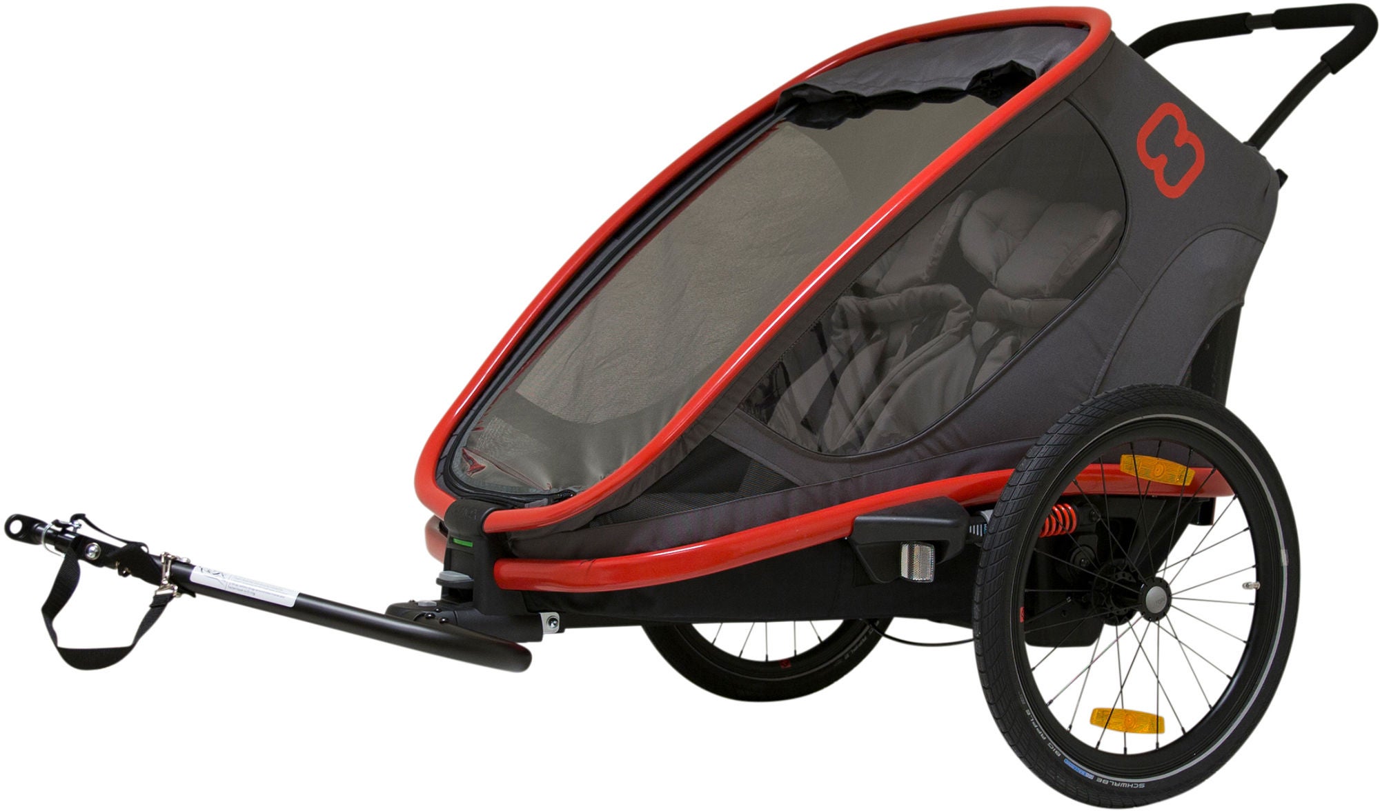 Hamax Outback Reclining, Red/Charcoal