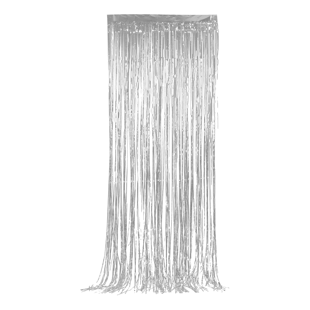 Glitterdraperi - Silver