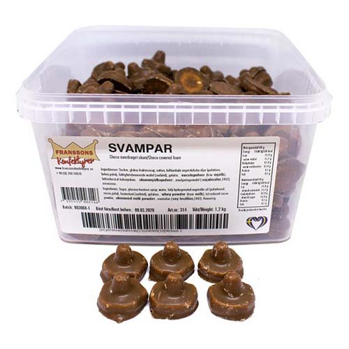 Chokladsvamp Lösvikt i Burk - 1.2 kg