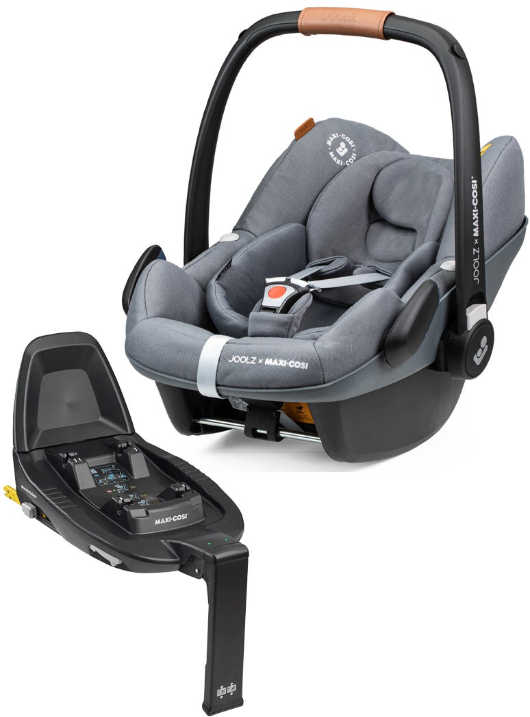 Joolz Maxi-Cosi Pebble Pro i-Size Babyskydd Inkl. Family Fix 3 Bas, Grey