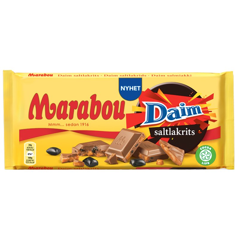 Chokladkaka Daim & Laktrits - 48% rabatt