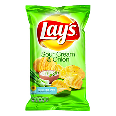 Lay's Sourcream & Onion Chips - 175 gram