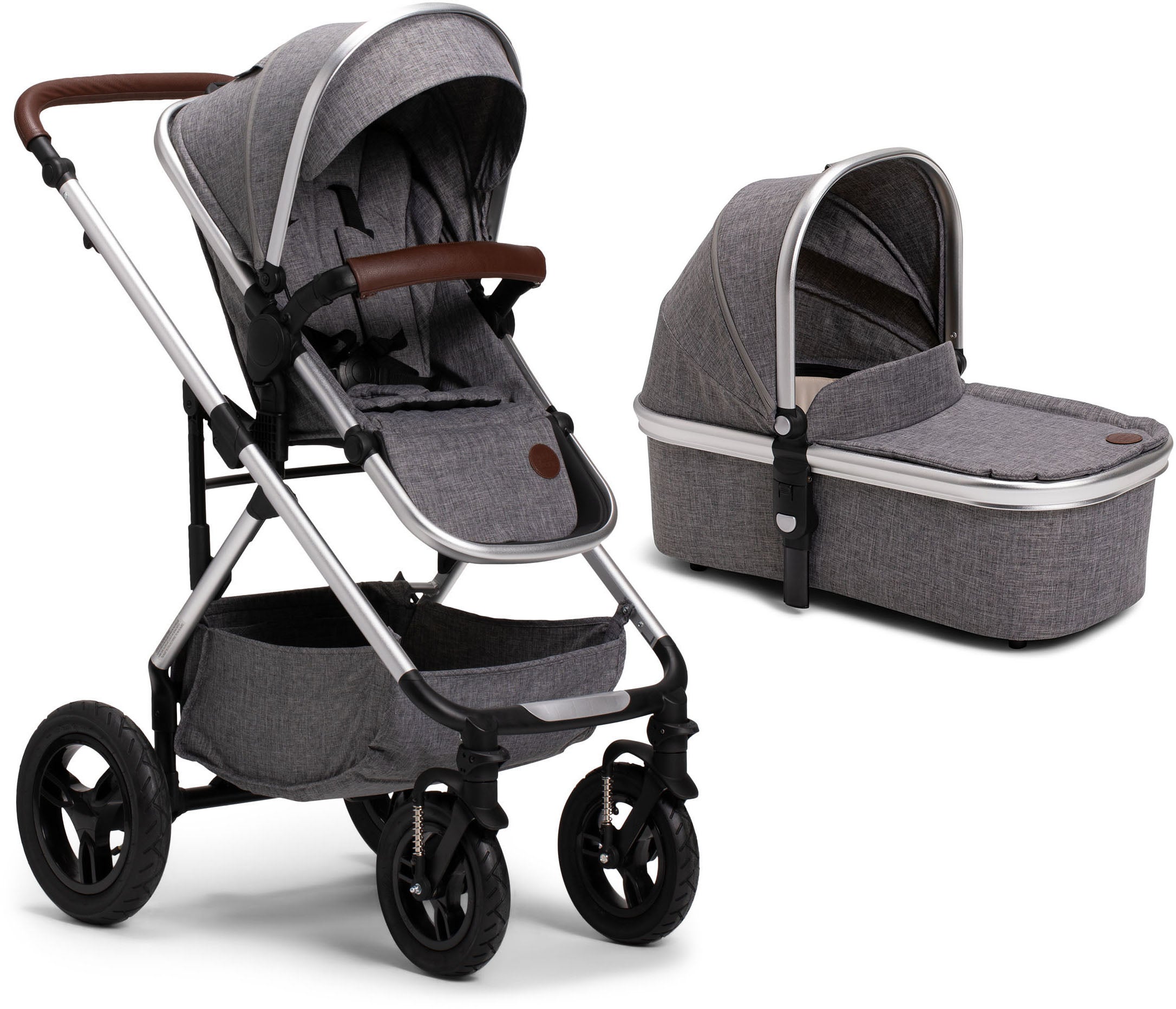 Petite Chérie Excellence 2 Duovagn, Grey Melange