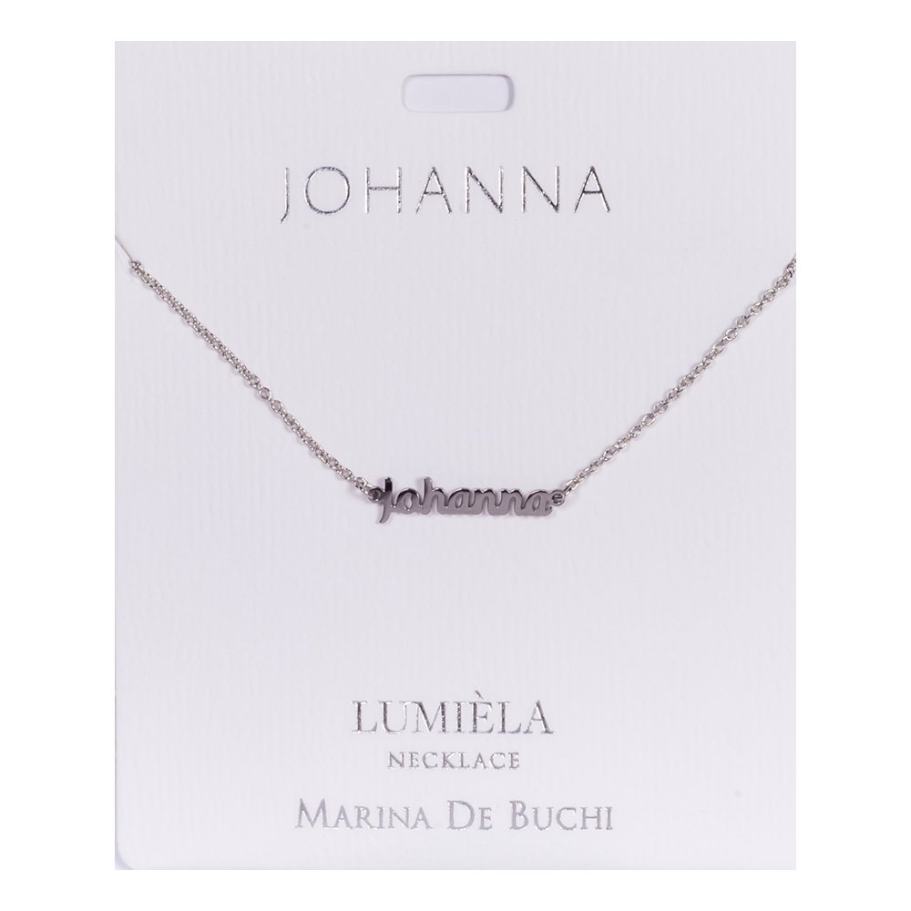 Namnhalsband Silver - Johanna