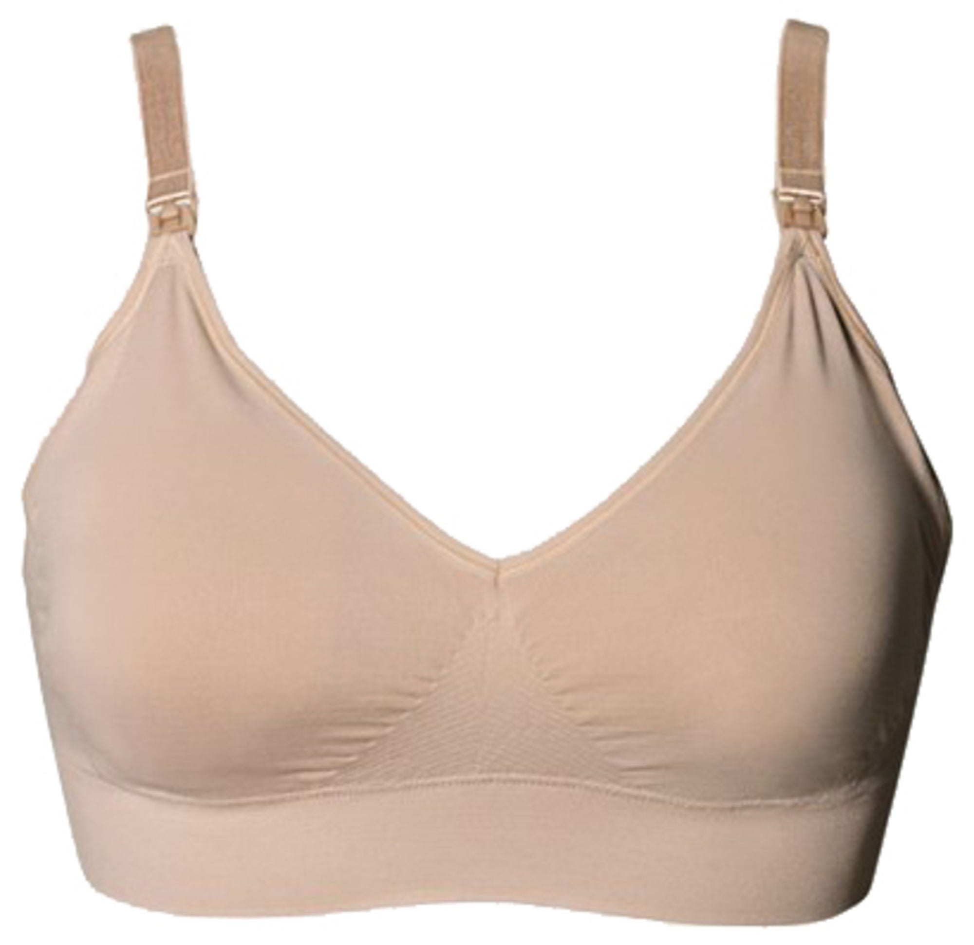 Boob Amnings-BH T-Shirt Fast Food Beige S