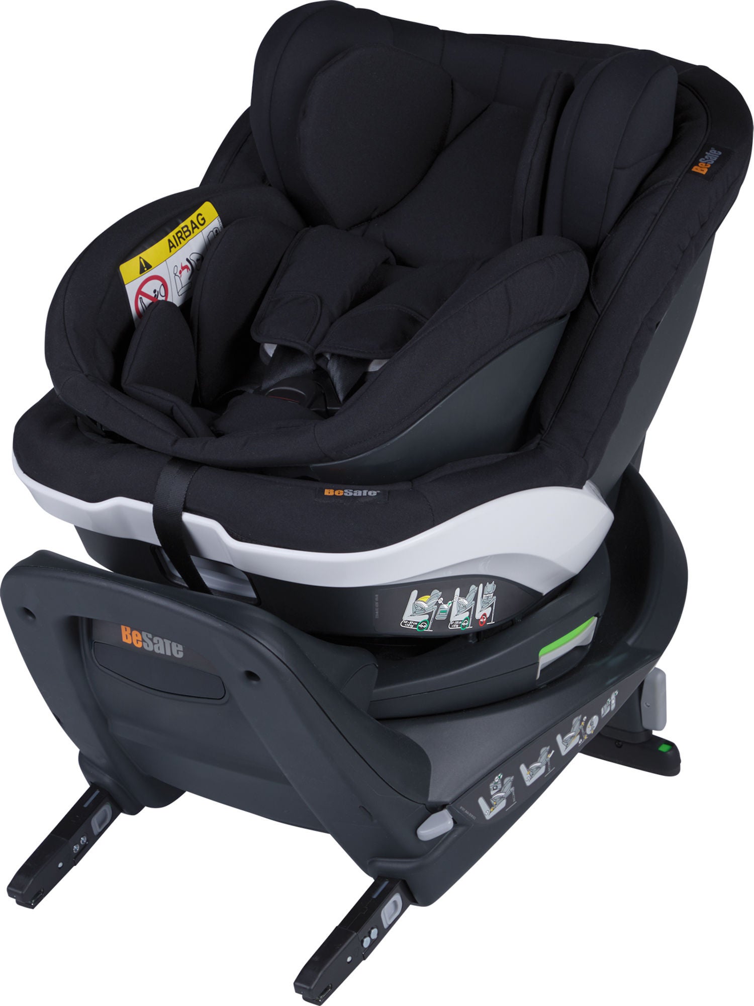 BeSafe iZi Twist B i-Size Bilbarnstol, Fresh Black Cab