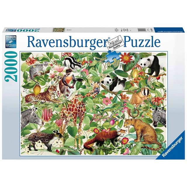 Ravensburger Pussel Djungel, 2000 Bitar