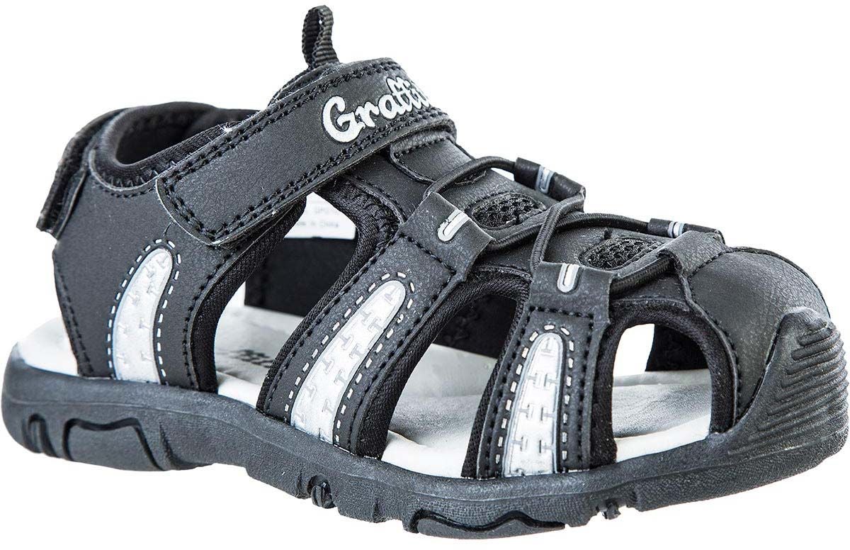 Graffiti Kama Sandal, Black, 25