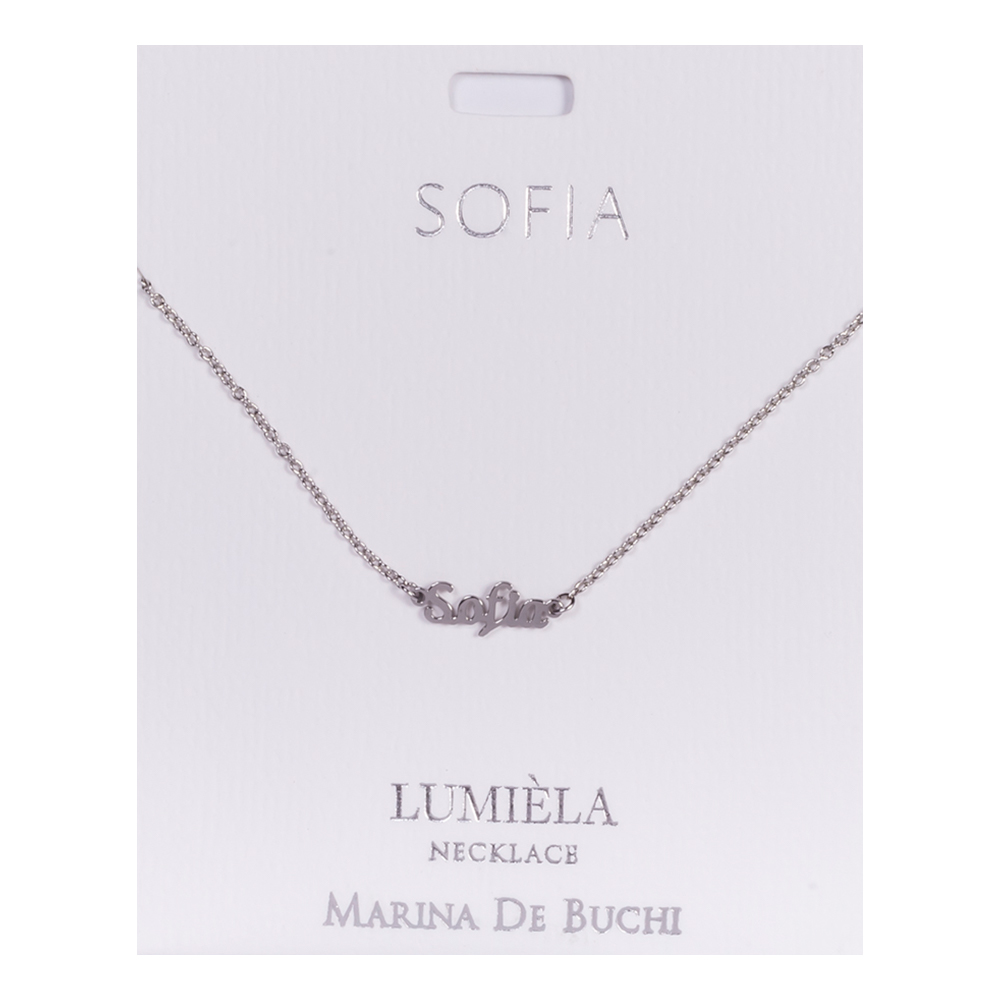 Namnhalsband Silver - Sofia