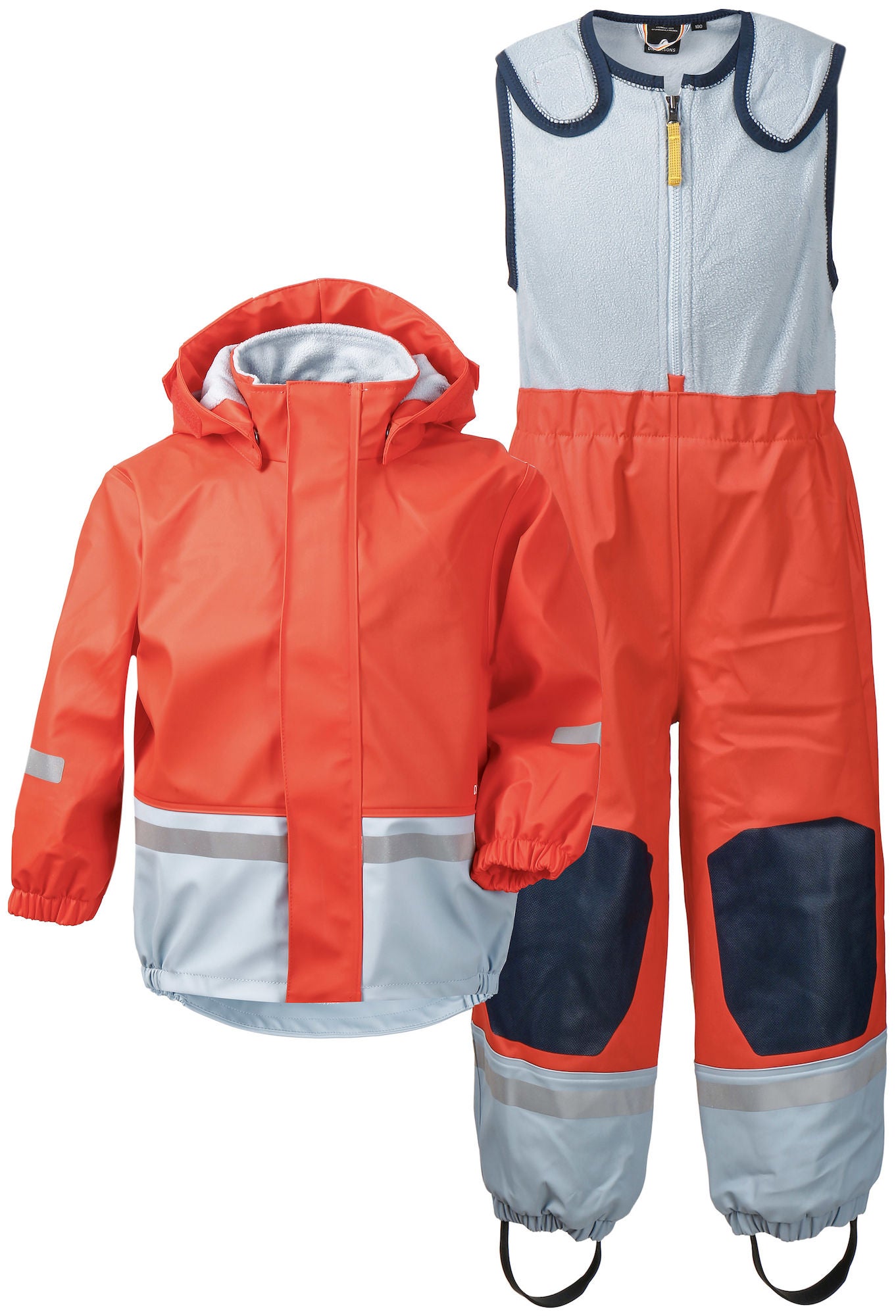 Didriksons Boardman Fodrat Regnställ, Poppy Red, 80