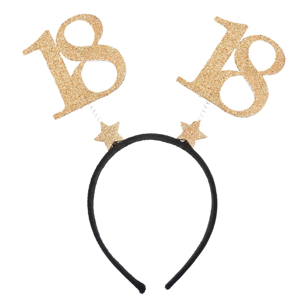 Diadem med Siffra Guld - Siffra 18